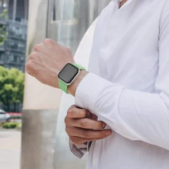 Curea Apple Watch 1/2/3/4/5/6/7/8/SE - 38/40/41 MM - XXS - Braided Loop Casey Studios Casey Studios - Pistachio Pistachio