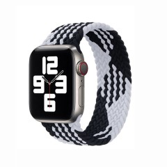 Curea Apple Watch 1/2/3/4/5/6/7/8/SE/Ultra - 42/44/45/49 MM - XS - Braided Loop Casey Studios Casey Studios - Black/white