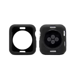 Carcasa 41 MM - 1/2/3/4/5/6/7/8/SE/Ultra Casey Studios Soft Silicone - Negru Negru