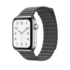Curea Apple Watch 1/2/3/4/5/6/7/8/SE/Ultra - 42/44/45/49 MM Leather Loop Casey Studios Casey Studios - Brown Dark Gray 