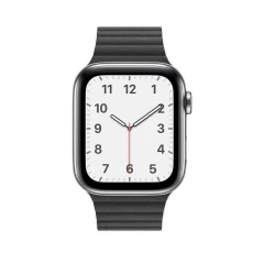 Curea Apple Watch 1/2/3/4/5/6/7/8/SE/Ultra - 42/44/45/49 MM Leather Loop Casey Studios Casey Studios - Black Black