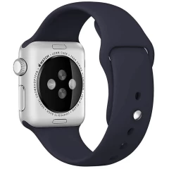 Curea Apple Watch 1/2/3/4/5/6/7/8/SE/Ultra - 42/44/45/49 MM - S /m - Silicone Sport Casey Studios Casey Studios - Midnight Blue Midnight Blue