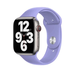 Curea Apple Watch 1/2/3/4/5/6/7/8/SE/Ultra - 42/44/45/49 MM - S /m - Silicone Sport Casey Studios Casey Studios - Wine Red Mauve 