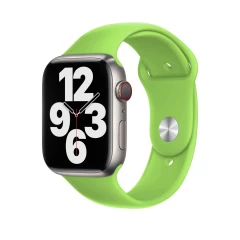 Curea Apple Watch 1/2/3/4/5/6/7/8/SE/Ultra - 42/44/45/49 MM - S /m - Silicone Sport Casey Studios Casey Studios - Wine Red Acid Green 