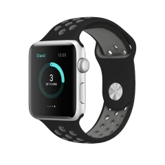 Curea Apple Watch 1/2/3/4/5/6/7/8/SE - 38/40/41 MM - S /m - Sport Loop Casey Studios Casey Studios - Army Green/black Black/grey 