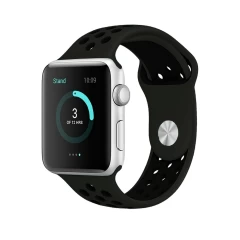 Curea Apple Watch 1/2/3/4/5/6/7/8/SE - 38/40/41 MM - S /m - Sport Loop Casey Studios Casey Studios - Army Green/black Obsidian/black 