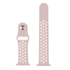 Curea Apple Watch 1/2/3/4/5/6/7/8/SE/Ultra - 42/44/45/49 MM - S /m - Sport Loop Casey Studios Casey Studios - Light Pink/white Light Pink/white