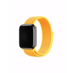 Curea Apple Watch 1/2/3/4/5/6/7/8/SE - 38/40/41 MM Nylon Casey Studios Casey Studios - Hot Pink Canary Yellow 