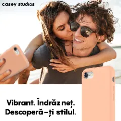 Husa iPhone 7/8/SE2 Casey Studios Premium Soft Silicone - Pink Sand Pink Sand