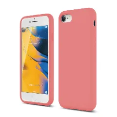 Husa iPhone 7/8/SE2 Casey Studios Premium Soft Silicone - Turqoise Roz 