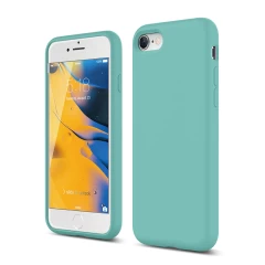 Husa iPhone 7/8/SE2 Casey Studios Premium Soft Silicone - Turqoise Turqoise