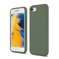 Husa iPhone 7/8/SE2 Casey Studios Premium Soft Silicone - Turqoise Webster Green 