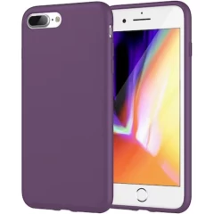 Husa iPhone 7 Plus/8 Plus Casey Studios Premium Soft Silicone - Neon Pink Light Purple 