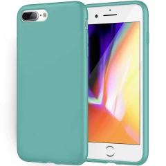 Husa iPhone 7 Plus/8 Plus Casey Studios Premium Soft Silicone - Neon Pink Turqoise 