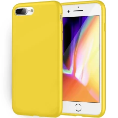 Husa iPhone 7 Plus/8 Plus Casey Studios Premium Soft Silicone - Neon Pink Yellow 