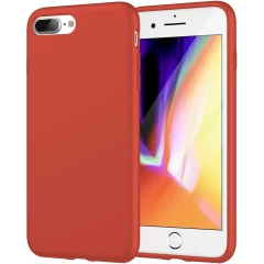 Husa iPhone 7 Plus/8 Plus Casey Studios Premium Soft Silicone - Neon Pink Orange 