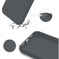 Husa iPhone 7 Plus/8 Plus Casey Studios Premium Soft Silicone - Dark Gray Dark Gray