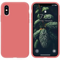 Husa CASEY STUDIOS™ pentru iPhone X/XS, Soft Silicone Premium, Microfibra in Interior, de Protectie, Ultra Slim, pentru Incarcare Wireless, Margini Ridicate pentru Protectia Ecranului si a Camerelor