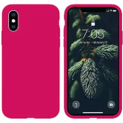 Husa iPhone XS Max Casey Studios Premium Soft Silicone - Lilac Fuchsia 