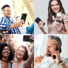 Husa iPhone XS Max Casey Studios Premium Soft Silicone - Negru Negru