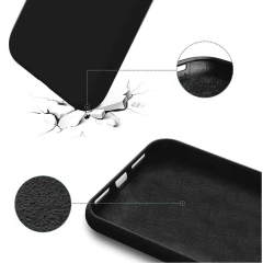 Husa iPhone XS Max Casey Studios Premium Soft Silicone - Negru Negru