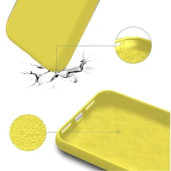 Husa iPhone XS Max Casey Studios Premium Soft Silicone - Yellow Yellow