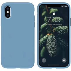 Husa iPhone XS Max Casey Studios Premium Soft Silicone - Lilac Lilac