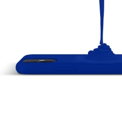 Husa iPhone 11 Casey Studios Premium Soft Silicone Dark Blue