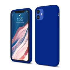 Husa iPhone 11 Casey Studios Premium Soft Silicone Dark Blue 