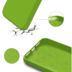 Husa iPhone 11 Pro Casey Studios Premium Soft Silicone - Acid Green Acid Green
