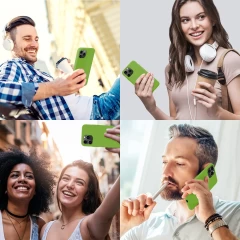 Husa iPhone 11 Pro Casey Studios Premium Soft Silicone - Acid Green Acid Green