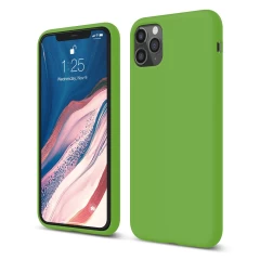 Husa iPhone 11 Pro Casey Studios Premium Soft Silicone - Webster Green Acid Green 