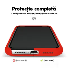 Husa iPhone 11 Pro Max Casey Studios Premium Soft Silicone - Red Red