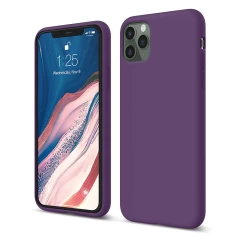 Husa iPhone 11 Pro Max Casey Studios Premium Soft Silicone - Lilac Light Purple 