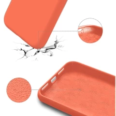 Husa iPhone 11 Pro Max Casey Studios Premium Soft Silicone - Peach Peach