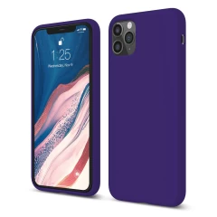 Husa iPhone 11 Pro Max Casey Studios Premium Soft Silicone - Lilac Purple 