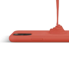 Husa iPhone 11 Pro Max Casey Studios Premium Soft Silicone - Orange Red Orange Red
