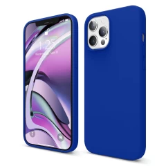 Husa iPhone 12 Pro Max Casey Studios Premium Soft Silicone - Midnight Blue Dark Blue 