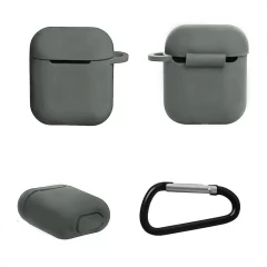 Husa Airpods 1/2 Casey Studios Silicone - Grey Grey