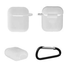 Husa Airpods 1/2 Casey Studios Silicone - Clear Clear