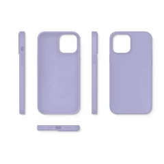 Husa iPhone 12 Mini Casey Studios Premium Soft Silicone Light Lilac