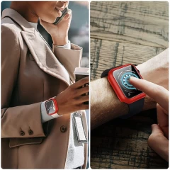 Carcasa 360° (Husa + Folie) Apple Watch 1/2/3 - 38MM Casey Studios Casey Studios - Red Red