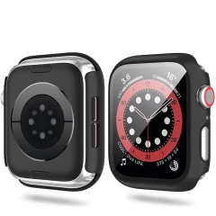 Carcasa 360° (Husa + Folie) Apple Watch 4/5/6/SE - 40MM Casey Studios - Red Black 