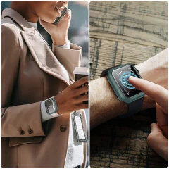 Carcasa 360° (Husa + Folie) Apple Watch 7/8/9 - 45MM Casey Studios Marine