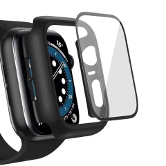 Carcasa 360° (Husa + Folie) Apple Watch 7/8/9 - 45MM Casey Studios Black