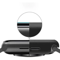 Carcasa 360° (Husa + Folie) Apple Watch 7/8/9 - 45MM Casey Studios Black