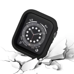 Carcasa 360° (Husa + Folie) Apple Watch 7/8/9 - 45MM Casey Studios Black