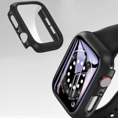 Carcasa 360° (Husa + Folie) Apple Watch 7/8/9 - 45MM Casey Studios Black