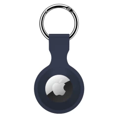 Husa Airtag Silicone Casey Studios - Albastru Navy 