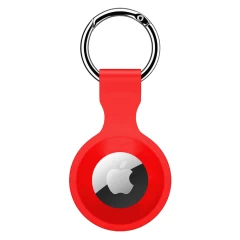 Husa Airtag Silicone Casey Studios - Albastru Red 